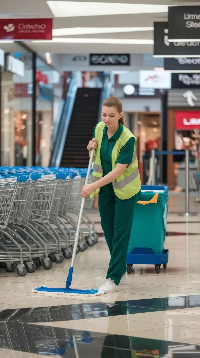 Shopping centre and retail cleaning services